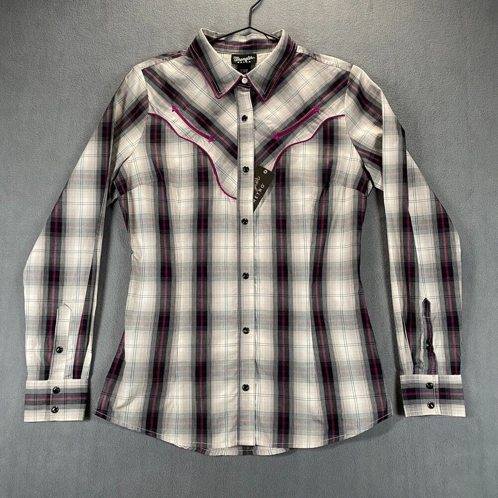 Wranglers Retro Snap Button Shirt - S